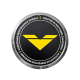 Vorsteiner Yellow Vorsteiner Black Center Caps Disc (Stainless Steel Disc + Aluminum Alloy Base) CC14BLK
