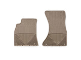 WeatherTech 09-13 Audi A4/A5 Front Rubber Mats - Tan | W111TN