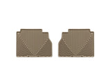 WeatherTech 07+ Toyota Tundra Rear Rubber Mats - Tan | W140TN