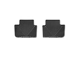 WeatherTech 04+ BMW X3 Rear Rubber Mats - Black | W146
