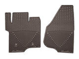 WeatherTech 2011-2016 Ford F-250/F-350/F-450/F-550 Front Rubber Mats - Cocoa | W203CO