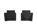 WeatherTech 07+ Nissan Versa Rear Rubber Mats - Black | W215