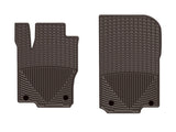 WeatherTech 2016+ Mercedes-Benz GLE-Class Front Rubber Mats - Cocoa | W257CO