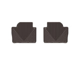 WeatherTech 2012+ BMW 3-Series (F30) Rear Rubber Mats - Cocoa | W268CO