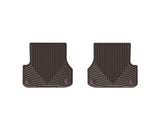 WeatherTech 2012+ Audi A6/S6 Rear Rubber Mats - Cocoa | W301CO