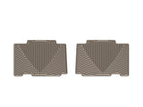 WeatherTech 13+ Toyota RAV4 Rear Rubber Mats - Tan | W306TN