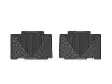 WeatherTech 13+ Toyota RAV4 Rear Rubber Mats - Black | W306