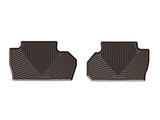 WeatherTech 2014+ Chevrolet Silverado Rear Rubber Mats - Cocoa | W310CO