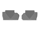WeatherTech 14+ Chevrolet Silverado Rear Rubber Mats - Grey | W310GR