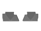 WeatherTech 14+ Chevrolet Silverado Rear Rubber Mats - Black | W311GR