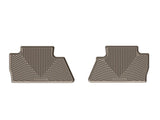 WeatherTech 14+ Chevrolet Silverado Rear Rubber Mats - Black | W311TN