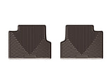WeatherTech WeatherTech 2014+ Jeep Cherokee Rear Rubber Mats - Cocoa WET-W317CO
