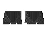 WeatherTech 2014+ Jeep Wrangler Rear Rubber Mats - Black | W322