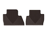 WeatherTech 2015+ Cadillac Escalade 2nd Row Rear Rubber Mats - Cocoa | W324CO
