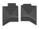 WeatherTech 02-14 Dodge Ram Quad Cab Rear Rubber Mats - Black | W336