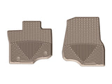 WeatherTech 2015+ Ford F-150 SuperCrew/SuperCab Front Rubber Mats - Tan | W345TN