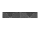 WeatherTech 2015+ Ford F-150 SuperCrew Rear Under Seat Rubber Mats - Black | W356