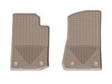 WeatherTech 2020+ Jeep Gladiator Front Rubber Mats - Tan | W475TN