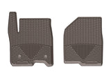 WeatherTech WeatherTech 2019+ Chevrolet Silverado 1500 Crew Cab Front Rubber Mats - Cocoa WET-W489CO