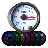 GlowShift Gauges White 7 Color Vacuum Gauge | GS-W703