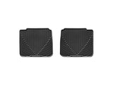 WeatherTech 2021+ Ford Bronco Vinyl (Vinyl Floors Only) Rear Rubber Mats - Black | 4417023V