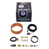 GlowShift Gauges GlowShift Gauges White 7 Color 100 PSI Exhaust Pressure Gauge GS-W723_100