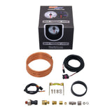 GlowShift Gauges GlowShift Gauges White 7 Color 60 PSI Exhaust Pressure Gauge GS-W723_60