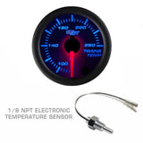 GlowShift Gauges GlowShift Gauges White 7 Color 3 Gauge Diesel Set - 60 PSI Boost, 1500° F Exhaust Gas Temperature & Transmission Temperature Gauges GS-W7-DS1