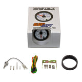 GlowShift Gauges GlowShift Gauges White 7 Color Oil Temperature Gauge GS-W707