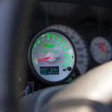 GlowShift Gauges GlowShift Gauges 3in1 White Dial Boost with Digital Exhaust Gas Temperature & Temperature Gauge GS-3G-02