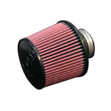 Injen High Performance Air Filter - 2.50 Black Filter 6 Base / 5 Tall / 5 Top | X-1012-BR