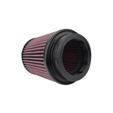 Injen High Performance Air Filter - 3 Black Filter 5 Base / 4 7/8 Tall / 4 Top | X-1020-BR
