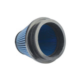 Injen NanoWeb Dry Air Filter 4.0 Flange w/ShurLok / 5.63 Base OD /6.0 Tall /4.0 Top w/Barb Fitting | X-1082-BB