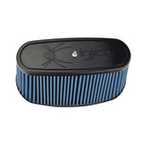Injen NanoWeb Dry Air Filter 8.725x3.940 Oval neck/ 10.375x5.590 Base / 6.30 Tall w/Barb Fit | X-1084-BB
