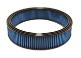Injen NanoWeb Dry Air Filter- 14in Round x 3in Tall 1in Pleats | X-1090-BB