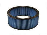 Injen NanoWeb Dry Air Filter 14in Round x 5in Tall - 1in Pleats | X-1092-BB