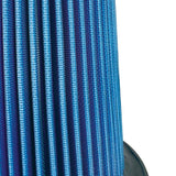 Injen SuperNano-Web Air Filter 5in Flange ID 8in Base/7.9in Media Height /5.3in Inertia Top | X-1116-BB