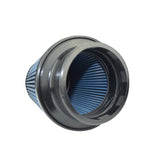 Injen NanoWeb Dry Air Filter 8.5x5.63in Oval ID / 9.92x7.17in OD / 5.7in Height / 6.865x 4.115in Top | X-1127-BB