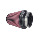 Injen Oiled Air Filter 4.0in Flange ID / 6.0in Base / 6.9in Media Height / 5.0in Top | X-1127-BR