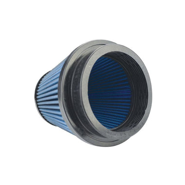 Injen NanoWeb Dry Air Filter 4in Flange ID / 5.5in Base / 5.4in Height / 4in Top | X-1128-BB