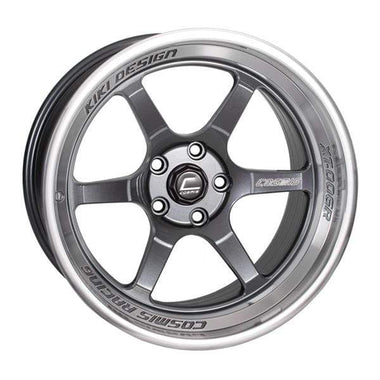 Cosmis Racing XT-006R Gun Metal w/ Machined Lip Wheel 18x11 +8mm 5x114.3 | XT006R-1811-8-5x114.3-GMML