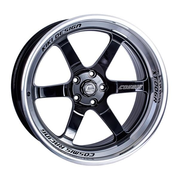 Cosmis Racing Cosmis Racing XT-006R Black w/ Machined Lip Wheel 20x9.5 +10mm 5x120 XT006R-2095-10-5x120-BML