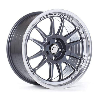 Cosmis Racing XT-206R Gun Metal w/ Machined Lip Wheel 17x8 +30mm 5x100 | XT206R-1780-30-5x100-GMML