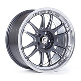 Cosmis Racing XT-206R Gun Metal w/ Machined Lip Wheel 17x8 +30mm 5x100 | XT206R-1780-30-5x100-GMML