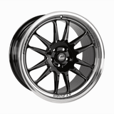 Cosmis Racing 5x100 / 18x9.5" / et38 / 73.1 Cosmis Racing XT-206R-FF Wheel 18" 5x100 Black w/ Machined Lip XT206FF-1895-38-5x100-BML