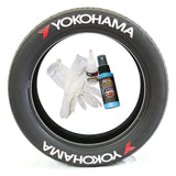 Tire Stickers Tire Stickers - YOKOHAMA ADVAN WITH RED LOGO - Temporary