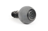 BFI BFI GS2 Heavy Weight Shift Knob - Gray Alcantara - Black Anodized (981 / 991 Porsche Fitment) GS2SUFP91