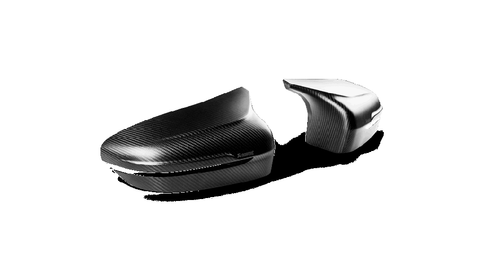 Akrapovic 2018+ BMW M5 (F90) / 2020 BMW M8 (F91/F92) Carbon Fiber Mirror Cap Set - High Gloss main image 1