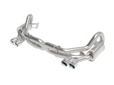 AFE aFe MACHForce XP 12-16 Porsche 911 Carrera H6-3.8L SS-304 Cat-Back Exhaust w/ Polished Quad Tips 49-36406-1P