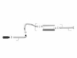 AFE aFe MACHForce XP 2.5in 304-SS Exhaust Cat-Back w/ Black Tip 10-19 Toyota 4Runner V6-4.0L 49-36040-1B